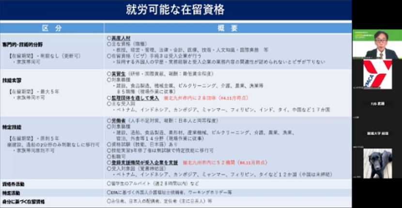 令和4年度 第2回外国人材活用セミナーの様子1